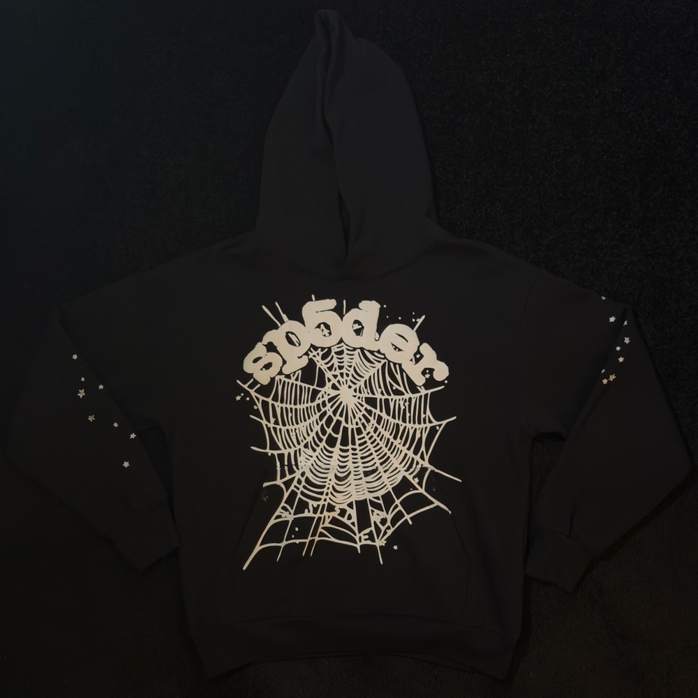 Sp5der OG Web Hoodie ‘Black’